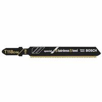 Carbide-Tipped T-Shank Jigsaw Blades for Stainless Steel, 3 1/4 in, 14 TPI 114-T118EHM3