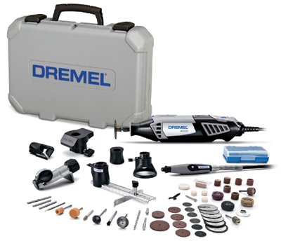 4000 Series Rotary Tool, Variable Speed, 35000 RPM, 50 Assorted Accessories 114-4000-6/50