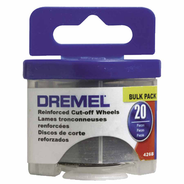 426 Fiberglass Reinforced Cut-Off Wheel, 1-1/4 in dia, 20 Pc 114-426B