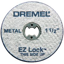 EZ Lock Cut-Off Wheel, 1-1/2 in dia 114-EZ456
