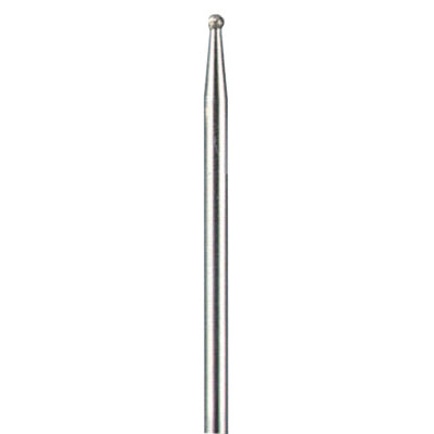 Diamond Wheel Point, 3/32 in Shank, 17/64 in Tip, 35000 RPM 114-7120