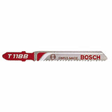HSS Jigsaw Blade, 3-5/8 in, 11-14 TPI 114-T118B