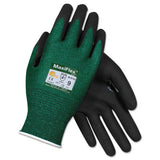 MaxiFlex Cut Cut-Resistant Glove, Small, Black/Green 112-34-8743/S