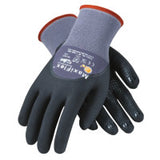 MaxiFlex Endurance Gloves, X-Large, Black/Gray, Palm and Finger Coated 112-34-844/XL