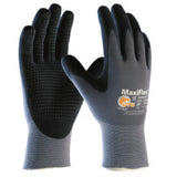 MaxiFlex Endurance Gloves, X-Large, Black/Gray, Palm, Finger and Knuckle Coated 112-34-845/XL