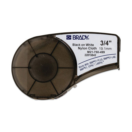 BMP21 Plus Series B-430 Clear Polyester Component/Panel Label, 16 ft L x 0.75 in W, Black on White 262-110895