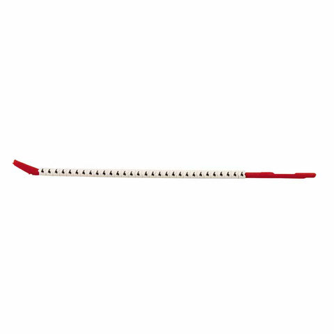 Clip Sleeve Wire Markers, 3 in x 8 1/2 in, "5", Black on White 262-SCN10-5