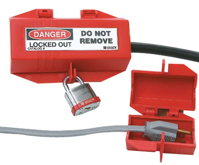 Plug Lockouts, 110V, Red 262-65674