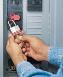 Universal Multi-Pole Breaker Lockout, Red. 1 EA/EA 262-66321