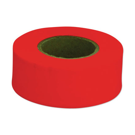 Flagging Tape, 1-3/16 in W x 150 ft L, Fluorescent Orange 337-17000