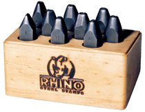 Rhino Number Stamp Sets, 1/4 in, 0 thru 8 337-21870