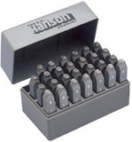 Standard Steel Hand Stamp Sets, 1/8 in, A thru Z 337-20200