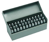 Standard Steel Hand Stamp Set, 1/2 in Shank W, Numbers/Letters/& 337-20627