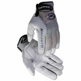 2970 Deerskin Padded Palm Knuckle Protection Mechanics Gloves, Large, Gray 607-2970-L