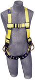 Delta Vest Style Positioning Harness,Back & Side D-Rings, Tongue Buckle Legs,Unv 098-1102008