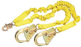 ShockWave2 Shock Absorbing Lanyard, 6 1/4 in, Double Locking Snap, 2 Legs 098-1244409