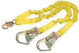 ShockWave2 100% Shock Absorbing Lanyard, 6 ft, Self-Locking Snap, 310 lb 098-1244412