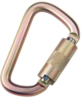 Saflok Carabiners, 11/16 in, Self-locking/Closing-Gate Connector 098-2000112