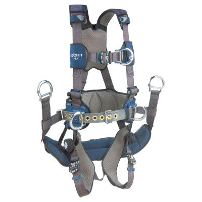 ExoFit NEX Tower Climbing Harnesses, Back/Front/Side D-Rings, X-Large, Q.C. 098-1113193