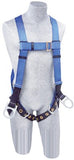 First Full Body Harnesses, Back & Side D-Rings, Tongue Buckle Legs, Blue 098-AB17560