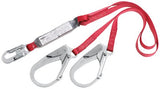 PRO Shock Absorbing Lanyard, 6 ft, Rebar Hook Connection, 1 Leg 098-1340125