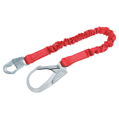 PRO Stretch Shock Absorbing Lanyards, 6 ft, Self-Locking Snap Hook, 310 lb 098-1340121