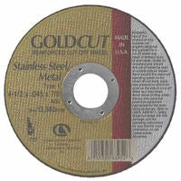 Carbo GoldCut Reinforced Aluminum Oxide Abrasives, 4 1/2 in Dia., 30 Grit 481-66252830584