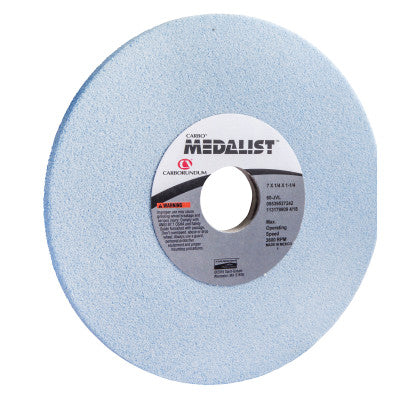 Medalist Toolroom Wheels, Type 1, 7 in Dia., 1/4 in Thick, 60 Grit, J/V/L Grade 481-05539527242