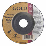 Gold Aluminum Oxide, Type 27, 6 in Diameter, 1/4 in Thick, 24 Grit 481-05539502849