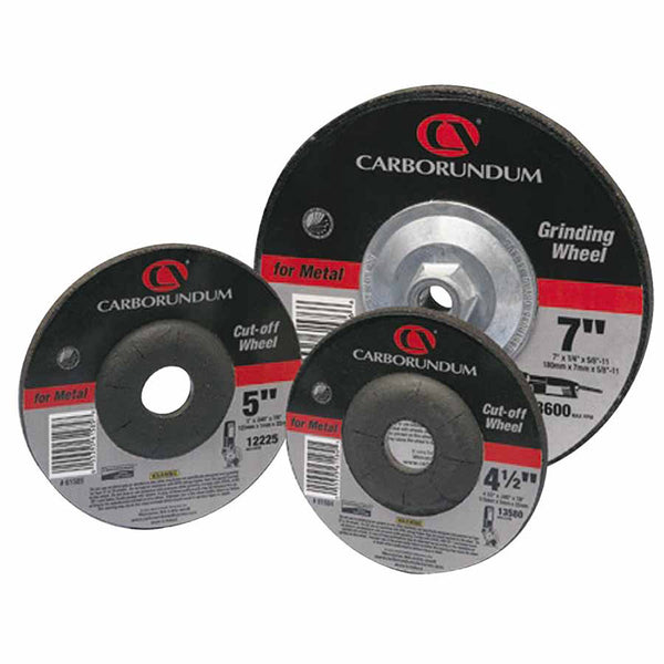 Depressed Center Wheel, 4 1/2 in Dia, 1/4 in Thick, 5/8 Arbor, Hardness Grade Q 481-05539561568