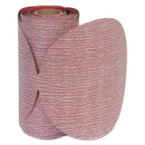 Premier Red Aluminum Oxide Dri-Lube Paper Discs, 6 in Dia., P100 Grit, Roll 481-05539518172