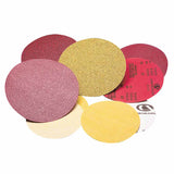 Premier Red Aluminum Oxide Dri-Lube Paper Discs, 6 in Dia., P240 Grit, Sheets 481-05539520282