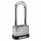 Sesamee Keyless Padlock, 5/16 in Shackle dia, 2-1/4 in L x 1 in W Shackle, Brass 197-437
