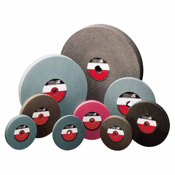 Bench Wheels, Brown Alum Oxide, Single Pack, Type 1, 8 X 1, 1" Arbor, 46, M 421-38023