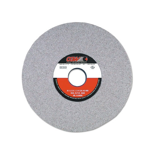 Centerless Grinding Wheels, 32A, Type 1, 8 X 1/2, 1 1/4" Arbor, 46, I 421-37708