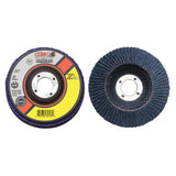Prem Z3 Reg T27 Flap Disc, 4-1/2 in dia, 60 Grit, 7/8 Arbor, 13300 rpm 421-42304