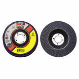 Flap Discs, Z-Stainless, Regular, 7", 40 Grit, 7/8 Arbor, 8,600 rpm, T27 421-31032