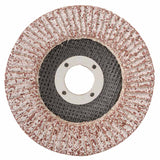 Aluminum Reg T27 Flap Disc, 4-1/2 in dia, 36 Grit, 7/8 Arbor, 13300 RPM 421-43081