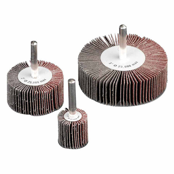 Flap Wheels, 3/4 in x 3/4 in, 60 Grit, 30,000 rpm 421-37098