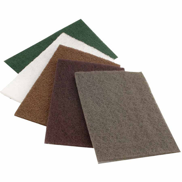 Premium Non-Woven Hand Pad, Medium, Maroon 421-36287