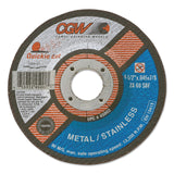 Cut-Off Wheel, Type 27, 7 in Dia, 1/16 in Thick, 60 Grit Zirconia/Alum. 421-45008