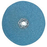 Resin Fibre Discs, Zirconia, 7 in Dia., 60 Grit, Flat 421-48125