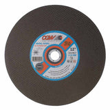 Type 1 Cut-Off Wheel, Stationary Saw, 14 in Dia, 1/8 in Thick, 1 in Arbor, 24 Grit, 421-35582