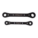 2 Pc 4-in-1 Ratcheting Box Wrench Set, Inch 140-841S