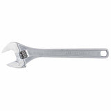Adjustable Wrench, 15 in Long, 1.69 in Opening, Chrome 140-815