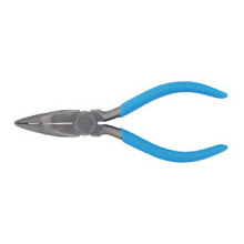 Coated Long Nose Plier, Straight Needle Nose, High Carbon Steel, 7.81 OAL 140-E318-BULK