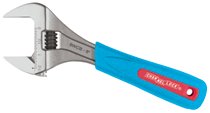 Code Blue WideAzz Adjustable Wrench, 8 in OAL, 1.54 in Opening, Bulk 140-8WCB-BULK