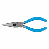 Long Nose Pliers, Straight Needle Nose, High Carbon Steel, 6 in OAL 140-326-BULK