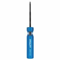 Professional Torx Screwdriver, T6 Tip, 4 1/2 in Long, Black Oxide, Blue Handle 140-T062A