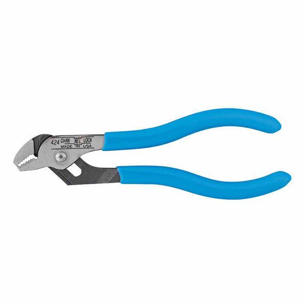 Tongue and Groove Pliers, 4.50 in OAL, 3 Adjustments, 424 Straight 140-424-BULK
